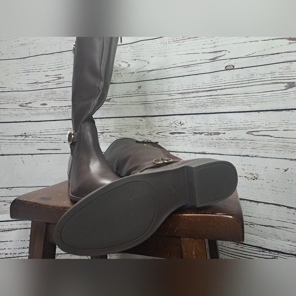 NWT Karen Scott Leandraa Extra Wide-Calf Riding Boots-9.5W - Picture 9 of 14